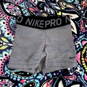 Gray Nike Pros